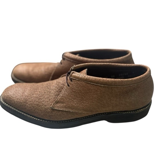 Allen Edmonds Ostendo Combo Chukka Ankle Shoes Men's‎ 10 2A Tan Brown Leather - Picture 1 of 12